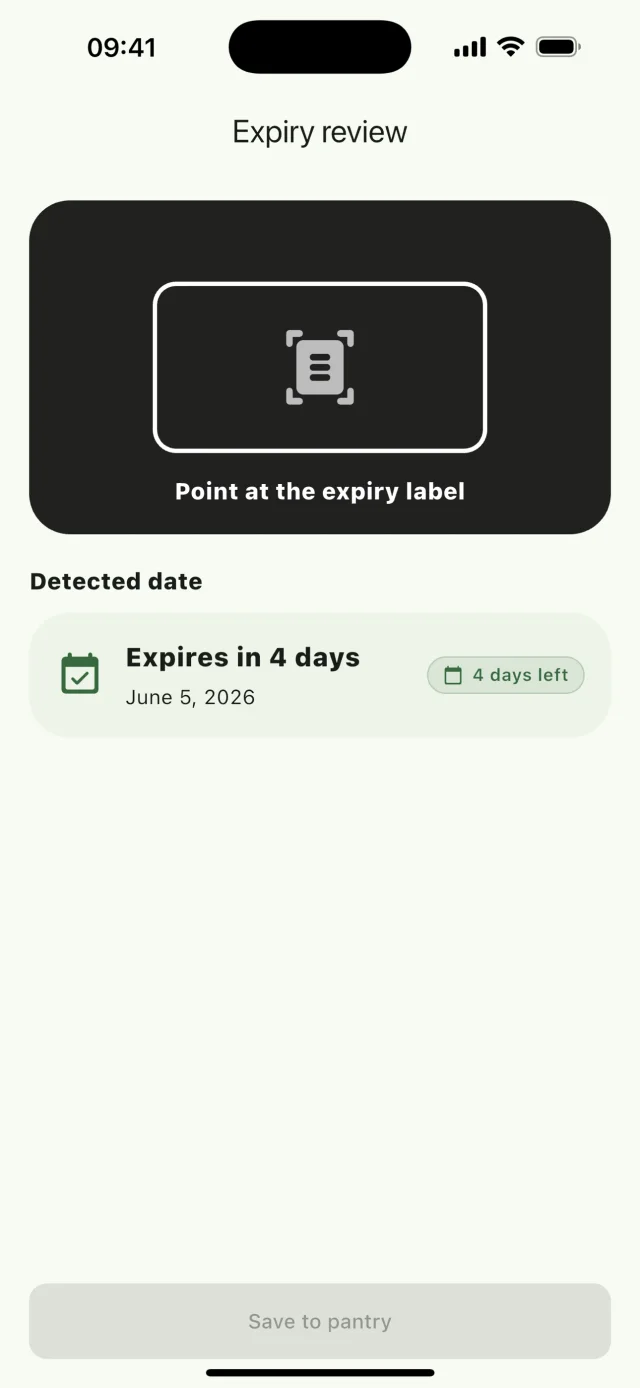 Smart Pantry expiry date review